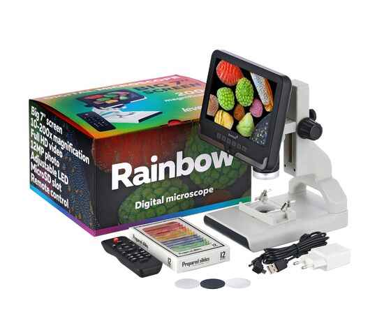 Микроскоп цифровой Levenhuk Rainbow DM700 LCD, фото , изображение 2
