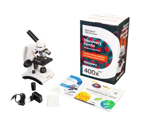 Микроскоп Discovery Femto Polar с книгой, фото , изображение 2