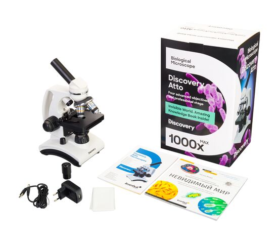 Микроскоп Discovery Atto Polar с книгой, фото , изображение 2