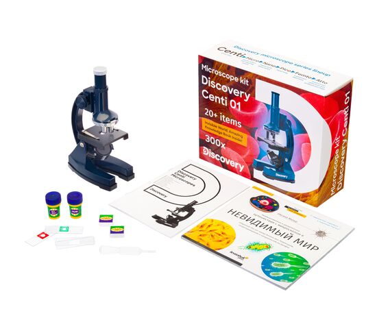 Микроскоп Discovery Centi 01 с книгой, фото , изображение 2
