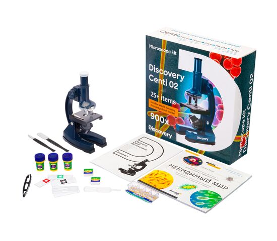 Микроскоп Discovery Centi 02 с книгой, фото , изображение 2