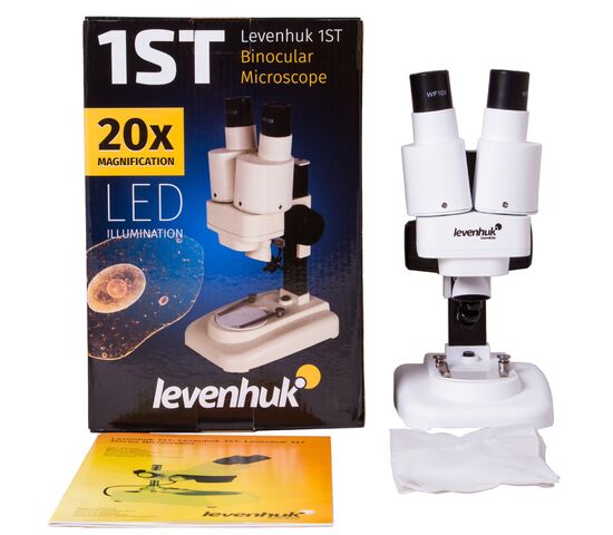 Микроскоп Levenhuk 1ST, бинокулярный, фото , изображение 10