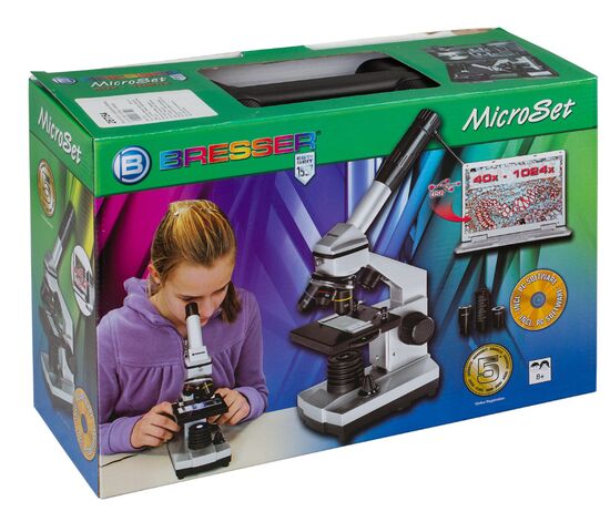 Микроскоп цифровой Bresser Junior 40x–1024x, в кейсе, фото , изображение 12