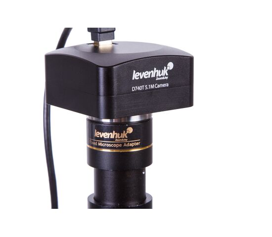 Микроскоп цифровой Levenhuk D740T, 5,1 Мпикс, тринокулярный, фото , изображение 14