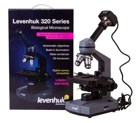 Микроскоп цифровой Levenhuk D320L PLUS, 3,1 Мпикс, монокулярный, фото , изображение 19