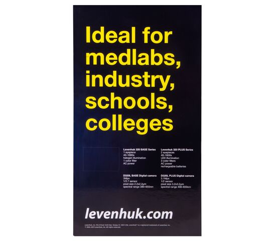 Микроскоп цифровой Levenhuk D320L PLUS, 3,1 Мпикс, монокулярный, фото , изображение 23