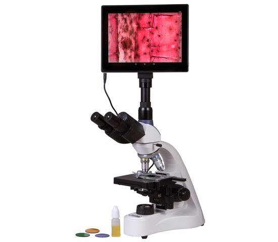 Микроскоп цифровой Levenhuk MED D10T LCD, тринокулярный, фото , изображение 2