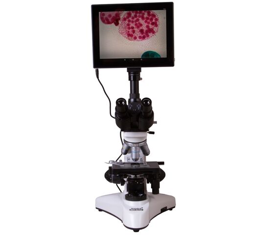 Микроскоп цифровой Levenhuk MED D25T LCD, тринокулярный, фото , изображение 3