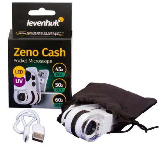 Микроскоп карманный для проверки денег Levenhuk Zeno Cash ZC7, фото , изображение 2