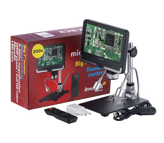Микроскоп с дистанционным управлением Levenhuk DTX RC2, фото , изображение 2