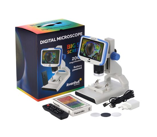 Микроскоп цифровой Levenhuk Rainbow DM500 LCD, фото , изображение 2