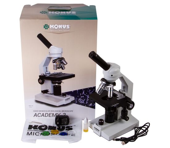 Микроскоп Konus Academy-2 1000x, фото , изображение 2
