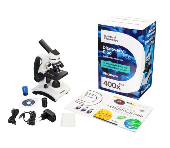 Микроскоп цифровой Discovery Pico Polar с книгой, фото , изображение 2