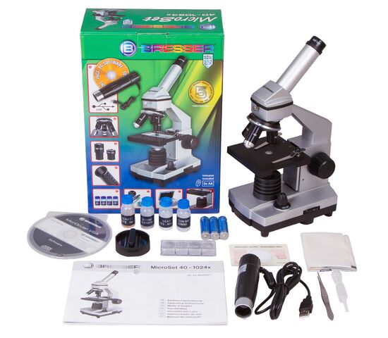 Микроскоп цифровой Bresser Junior 40x–1024x, без кейса, фото , изображение 12