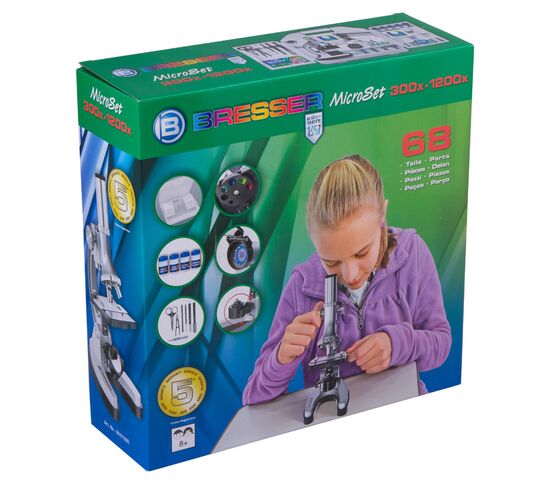 Микроскоп Bresser Junior Biotar 300x-1200x, в кейсе, фото , изображение 11