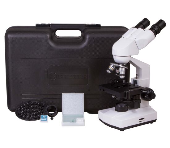 Микроскоп Bresser Erudit Basic 40–400x, фото , изображение 2