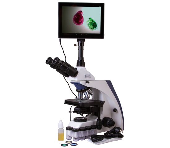Микроскоп цифровой Levenhuk MED D30T LCD, тринокулярный, фото , изображение 2