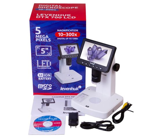 Микроскоп цифровой Levenhuk DTX 700 LCD, фото , изображение 2