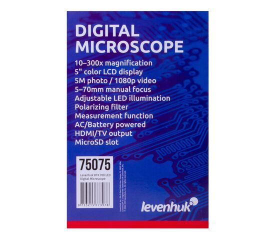 Микроскоп цифровой Levenhuk DTX 700 LCD, фото , изображение 24