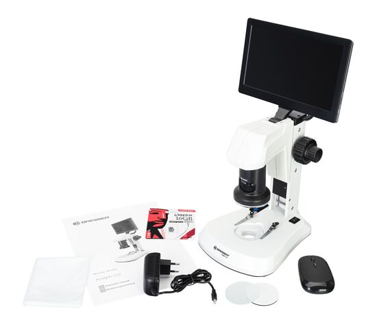 Микроскоп стереоскопический цифровой Bresser Analyth LCD, фото , изображение 3