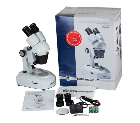 Микроскоп Bresser Researcher ICD LED 20x–80x, фото , изображение 9