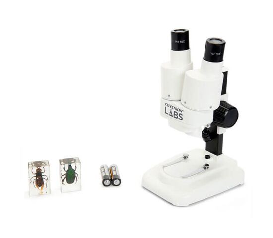 Микроскоп стереоскопический Celestron LABS S20, бинокулярный, фото , изображение 4
