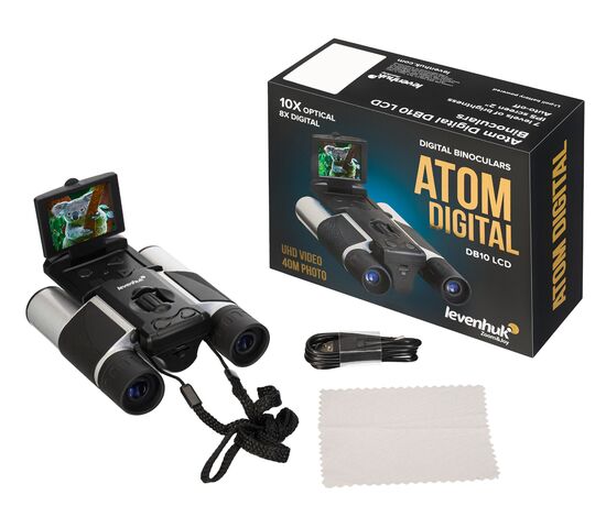 Бинокль цифровой Levenhuk Atom Digital DB10 LCD, фото , изображение 2