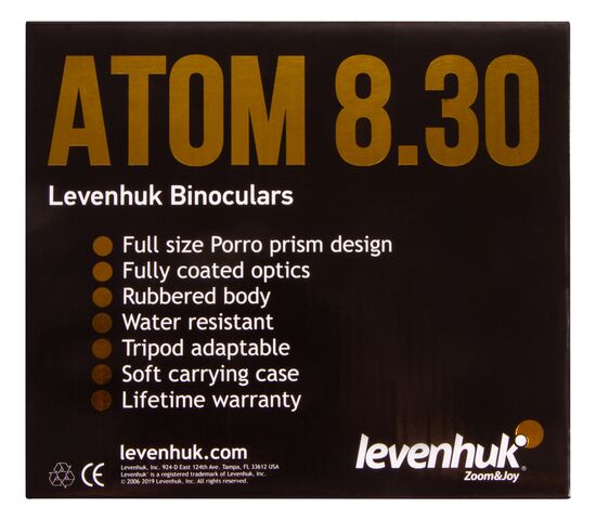 Бинокль Levenhuk Atom 8x30, фото , изображение 15