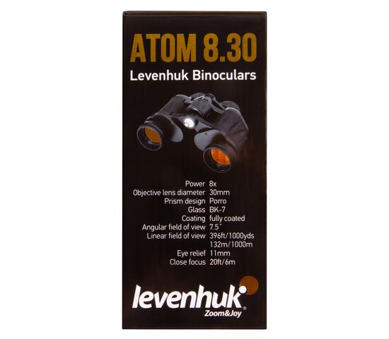 Бинокль Levenhuk Atom 8x30, фото , изображение 16