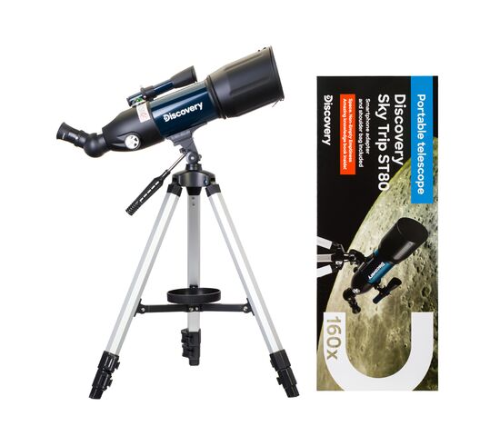 Телескоп Levenhuk Discovery Sky Trip ST80 с книгой, фото , изображение 2