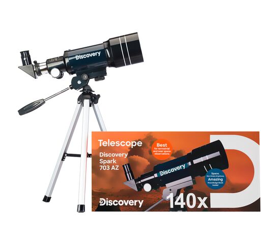 Телескоп Levenhuk Discovery Spark 703 AZ с книгой, фото , изображение 2