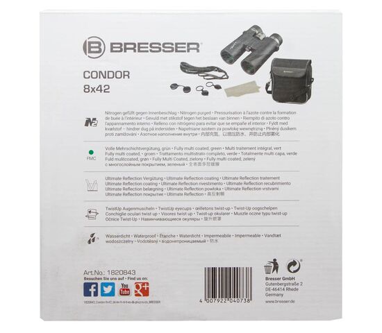 Бинокль Bresser Condor UR 8x42, фото , изображение 13