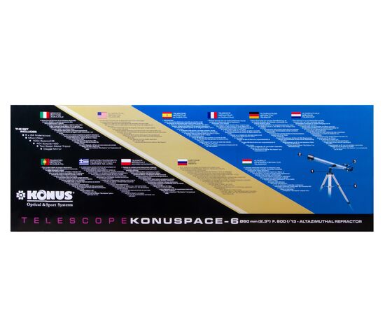 Телескоп Konus Konuspace-6 60/800 AZ, фото , изображение 14