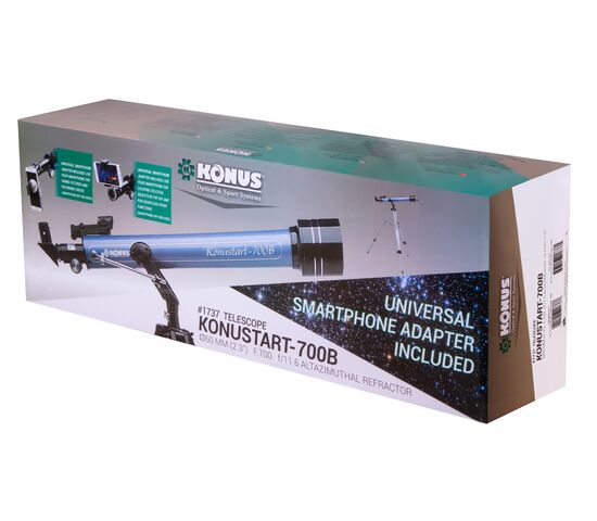 Телескоп Konus Konustart-700B 60/700 AZ, фото , изображение 14