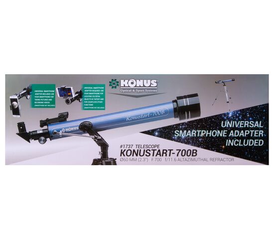 Телескоп Konus Konustart-700B 60/700 AZ, фото , изображение 15
