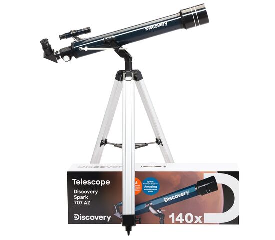 Телескоп Levenhuk Discovery Spark 707 AZ с книгой, фото , изображение 2