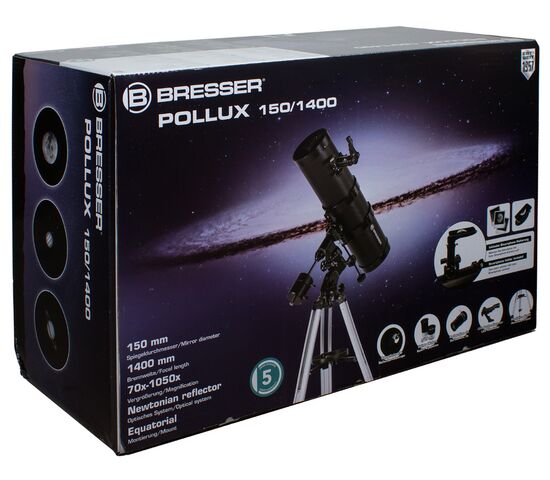 Телескоп Bresser Pollux 150/1400 EQ3, фото , изображение 10