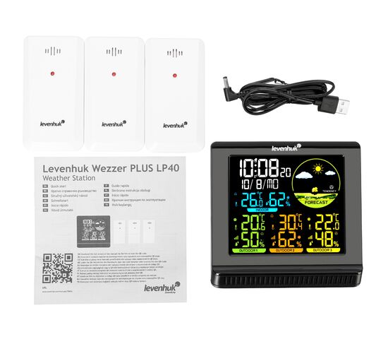 Метеостанция Levenhuk Wezzer PLUS LP40, фото , изображение 3