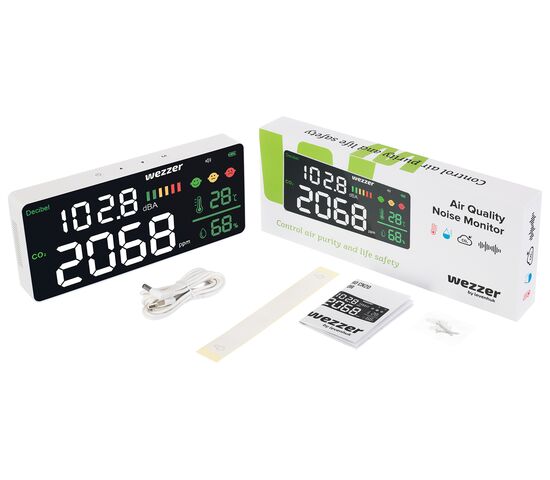 Монитор качества воздуха Levenhuk Wezzer Air PRO CN20, с шумомером, фото , изображение 2