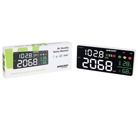 Монитор качества воздуха Levenhuk Wezzer Air PRO CN20, с шумомером, фото , изображение 3