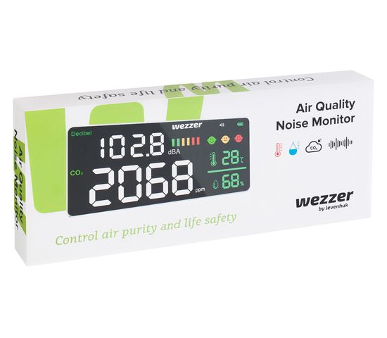 Монитор качества воздуха Levenhuk Wezzer Air PRO CN20, с шумомером, фото , изображение 8