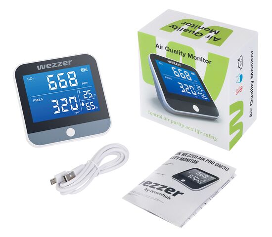 Монитор качества воздуха Levenhuk Wezzer Air PRO DM30, фото , изображение 2