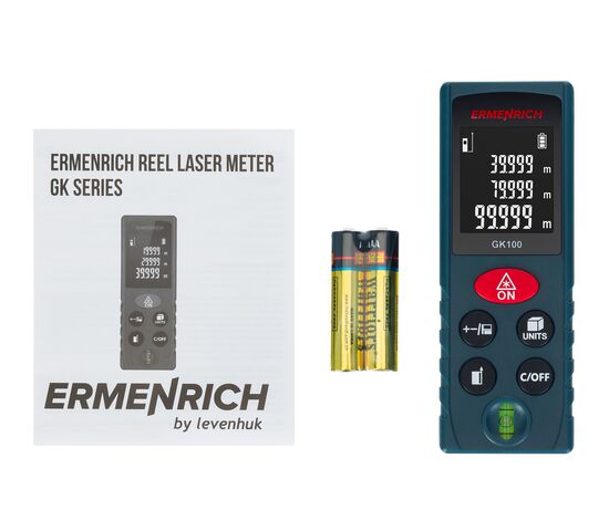 Лазерная рулетка Ermenrich Reel PLUS GK100, фото , изображение 2