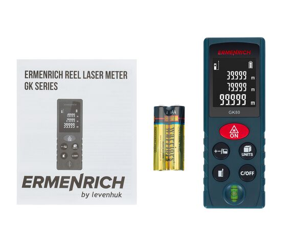 Лазерная рулетка Ermenrich Reel PLUS GK80, фото , изображение 2