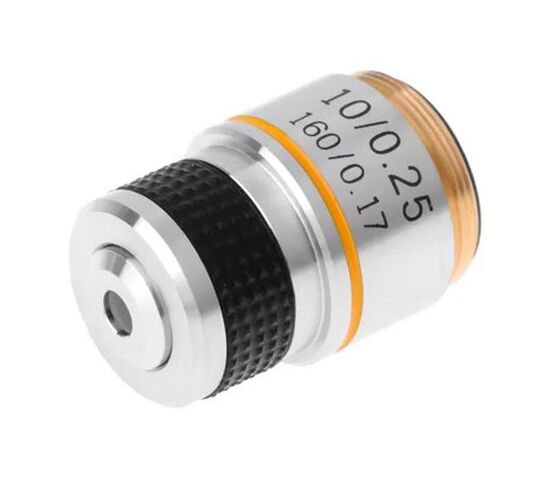 Объектив 10x/0,25 160/0,17 для микроскопов Биомед 1/2/2 LED, фото 