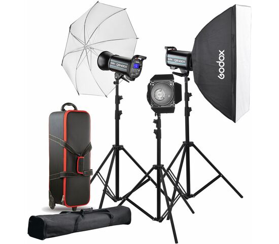 Комплект студийного оборудования Godox QS400II-D, фото 