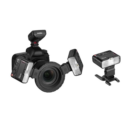 Комплект импульсных осветителей Godox MF12-K2 для макросъемки, фото , изображение 15