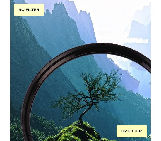 Ультрафиолетовый защитный фильтр для объектива UV 62 mm, фото , изображение 3