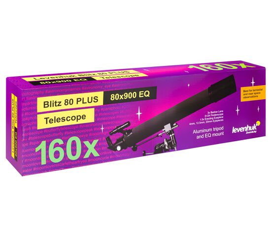 Телескоп Levenhuk Blitz 80 PLUS, фото , изображение 12