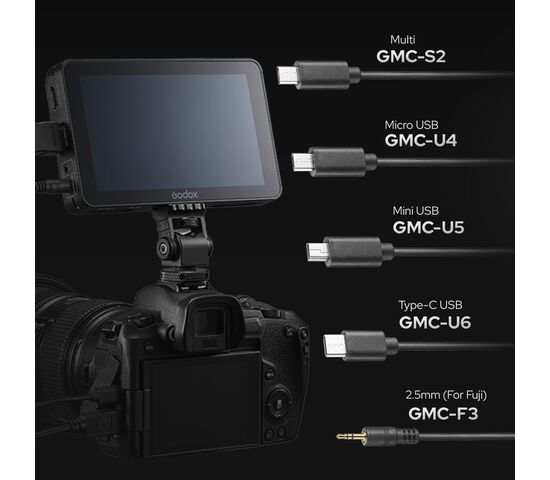 Кабель управления Godox GMC-F3 (Fuji) для GM6S GM7S, фото , изображение 2